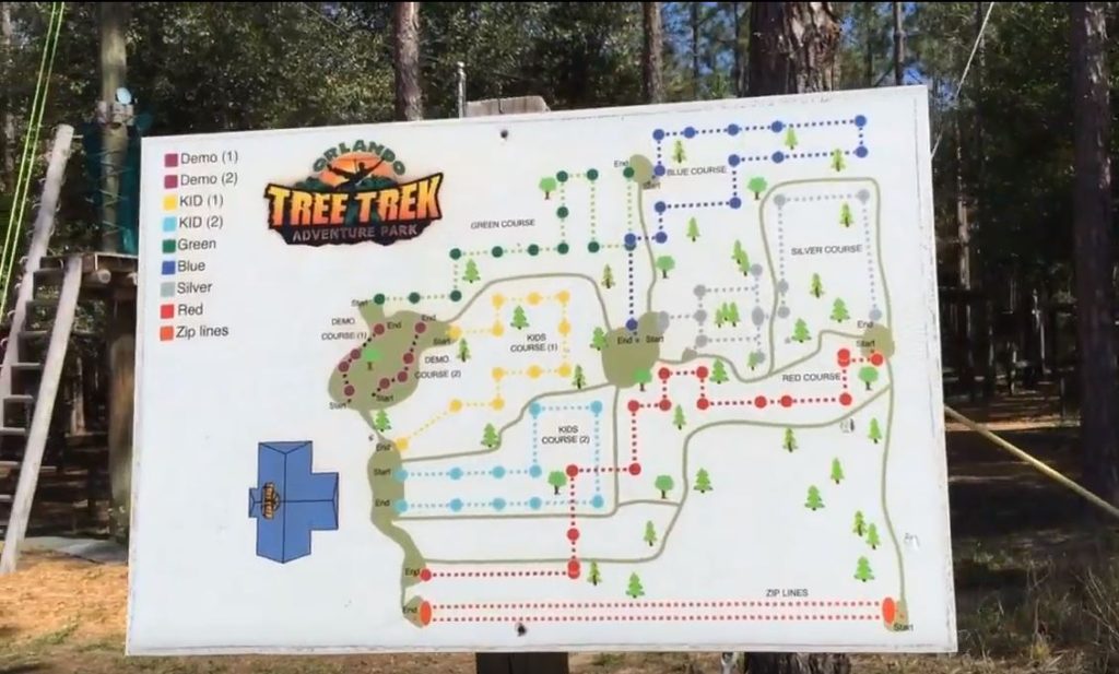 Tree Trek Mapa