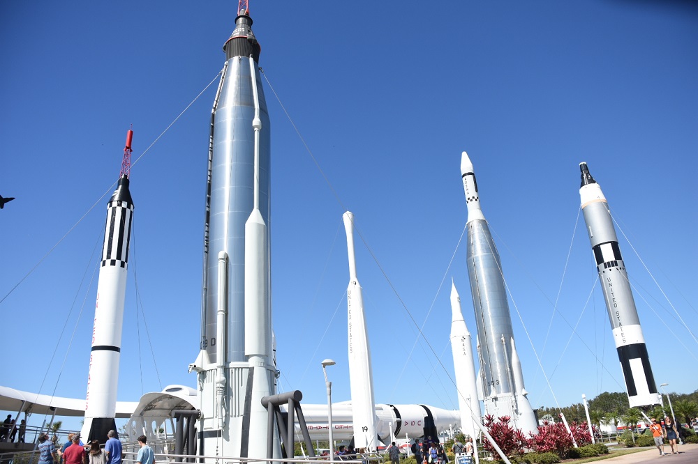 Rocket Garden en el Kennedy Space Center